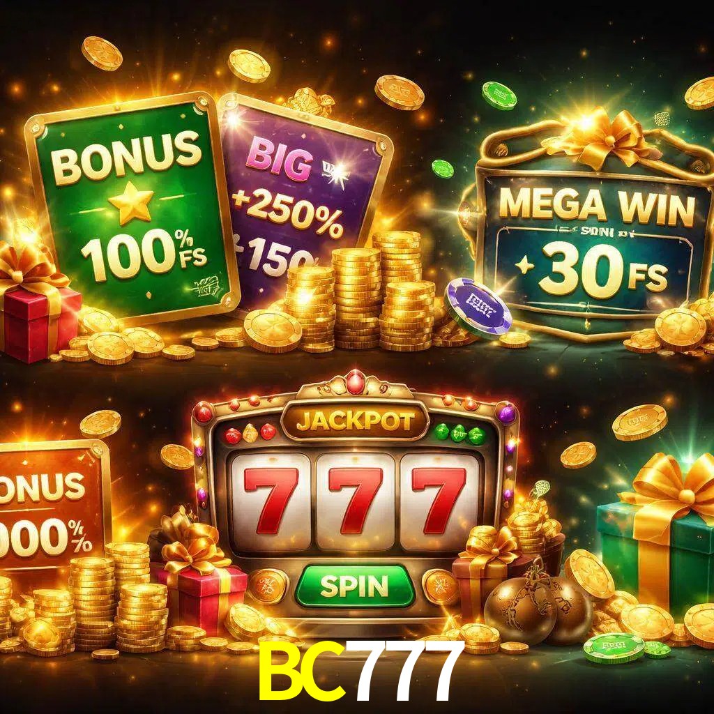Tipos de bonos BC777 incluyendo recompensas de bienvenida y promociones continuas